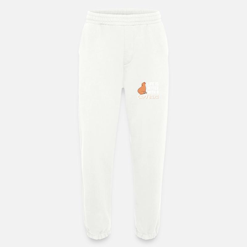 Capybara - Heavyweight Jogginghose - made by SPREAD  - OFF WHITE