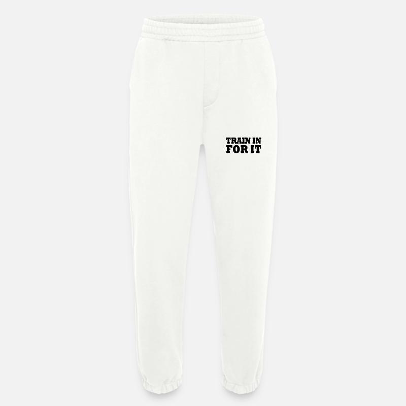 Train in for it - Heavyweight Jogginghose - made by SPREAD  - OFF WHITE