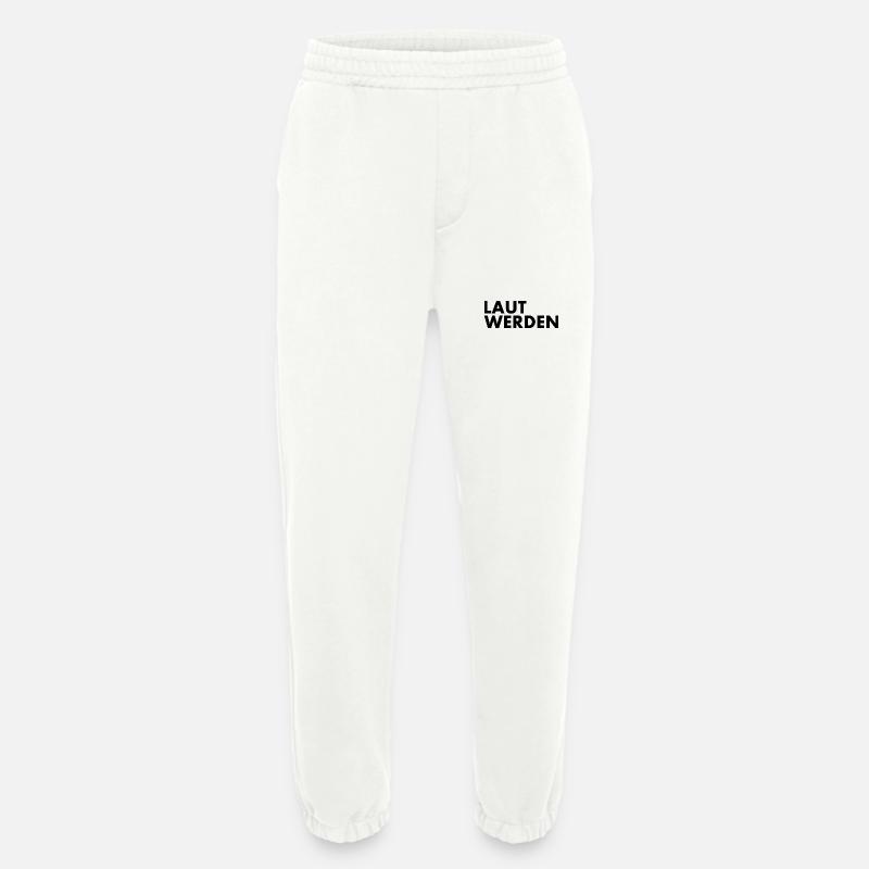 Laut werden - Heavyweight Jogginghose - made by SPREAD  - OFF WHITE