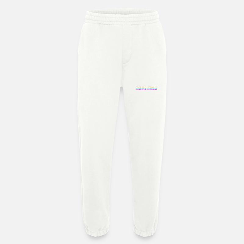 maria luisa rs regenbogen - Heavyweight Jogginghose - made by SPREAD  - OFF WHITE