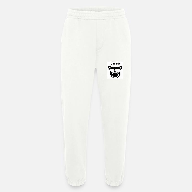 Chill Bär - Heavyweight Jogginghose - made by SPREAD  - OFF WHITE