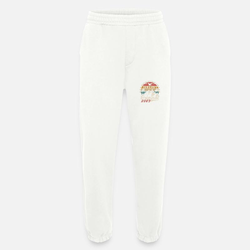 Januar 2003 Jubiläumsgeschenk - Januar 2003 - Heavyweight Jogginghose - made by SPREAD  - OFF WHITE