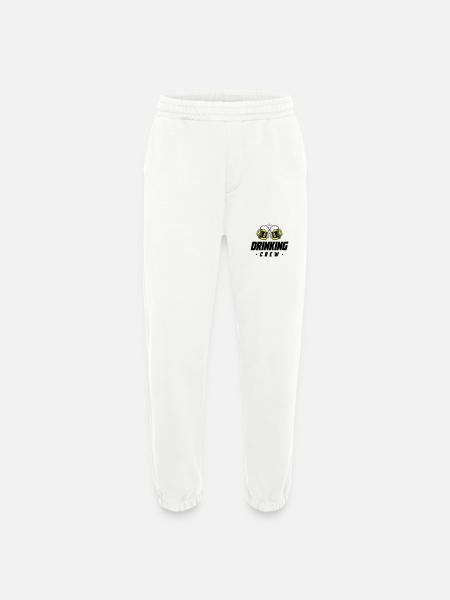 Drinking Crew Beer - Heavyweight Jogging Pants - made by SPREAD  - OFF WHITE
