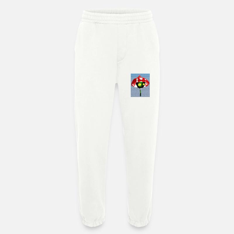 Toadstool Vampire - Heavyweight Jogging Pants - made by SPREAD  - OFF WHITE