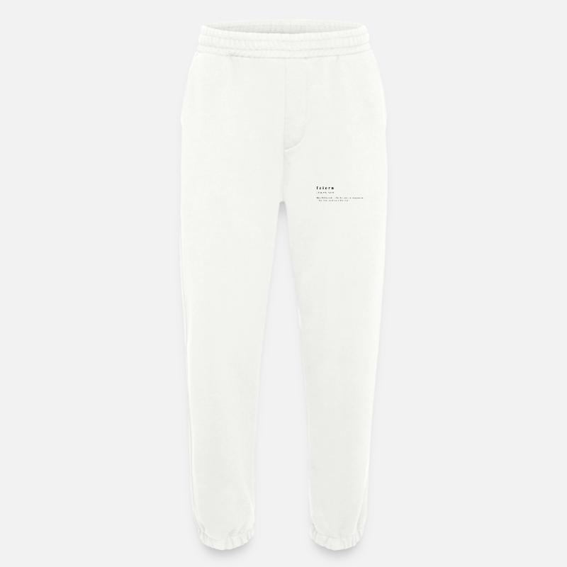 Humorvolle Definition von Feiern - Heavyweight Jogginghose - made by SPREAD  - OFF WHITE
