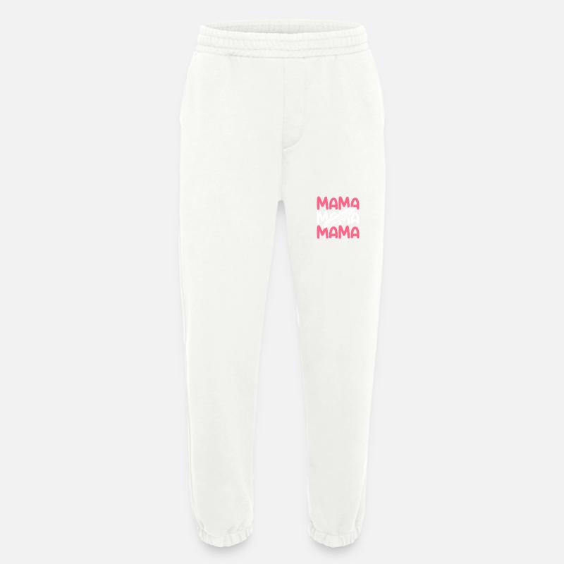 Harmonica Maman Mère Harmonica - Pantalon de jogging bio épais fabriqué en UE - OFF WHITE
