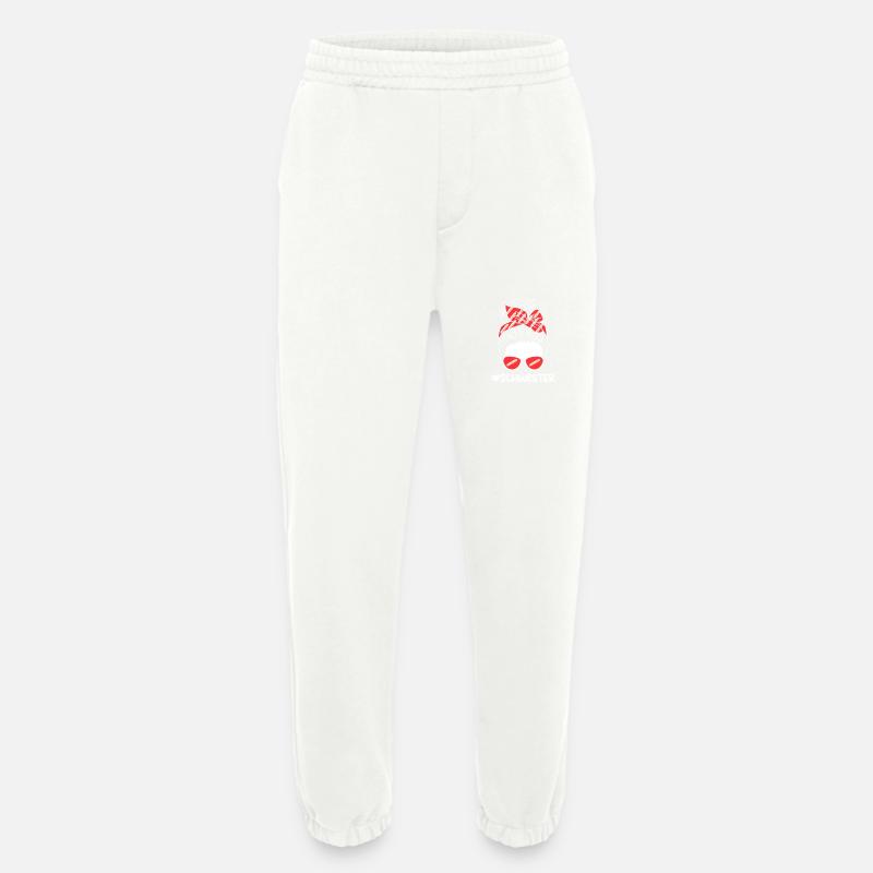 Harmonica Sister Harmonica - Heavyweight Jogging Pants - made by SPREAD  - OFF WHITE
