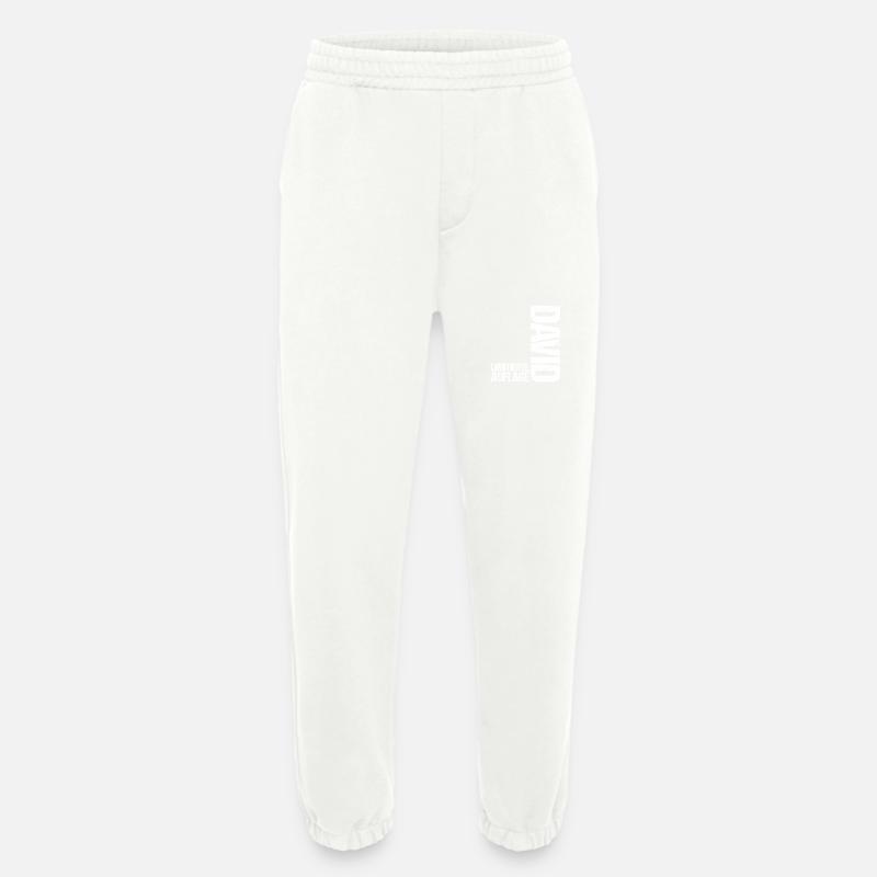 David - Heavyweight Jogginghose - made by SPREAD  - OFF WHITE