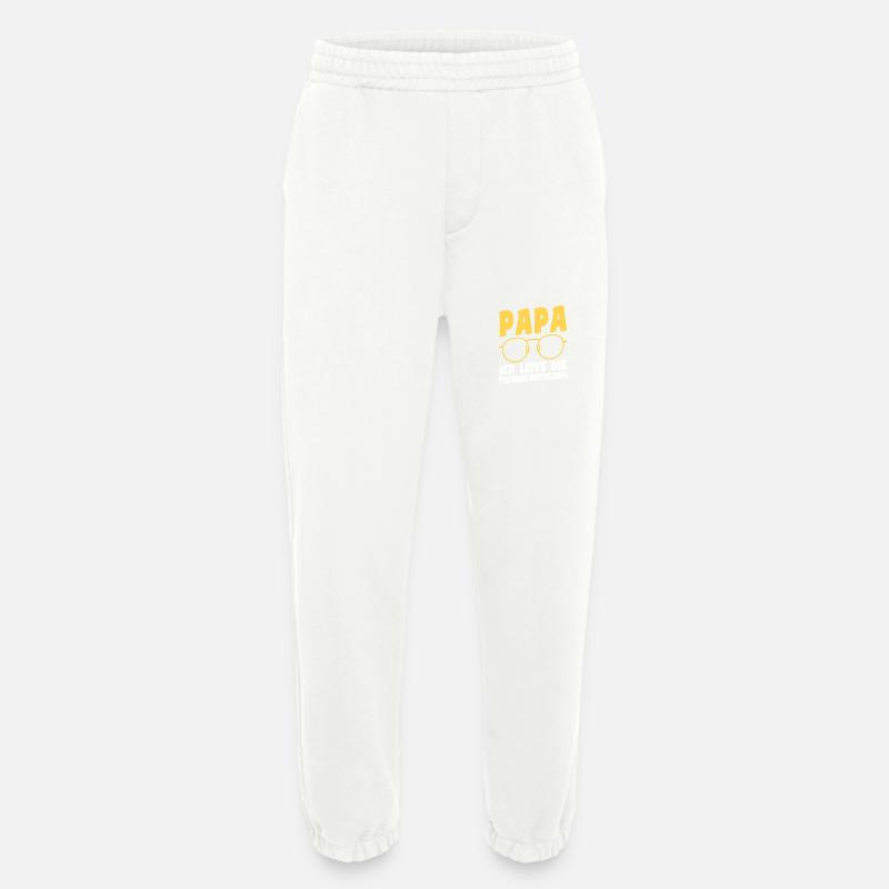 Dad Technician Father - Heavyweight Jogging Pants - made by SPREAD  - OFF WHITE