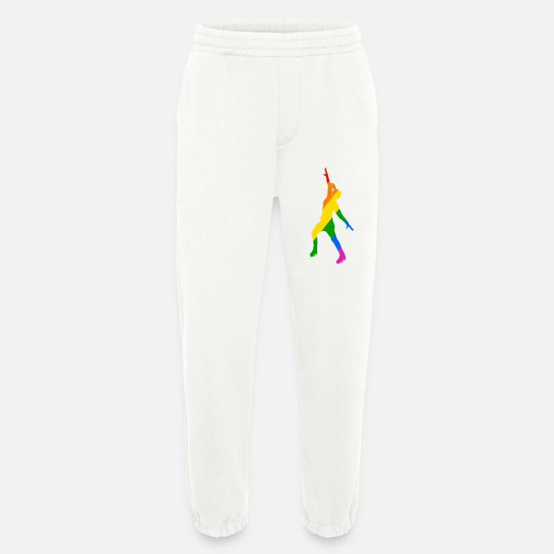 Farbenspiel im Eislauf - Heavyweight Jogginghose - made by SPREAD  - OFF WHITE