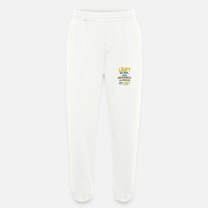 Bizarre, honnête et merveilleusement autodérision. - Pantalon de jogging bio épais fabriqué en UE - OFF WHITE