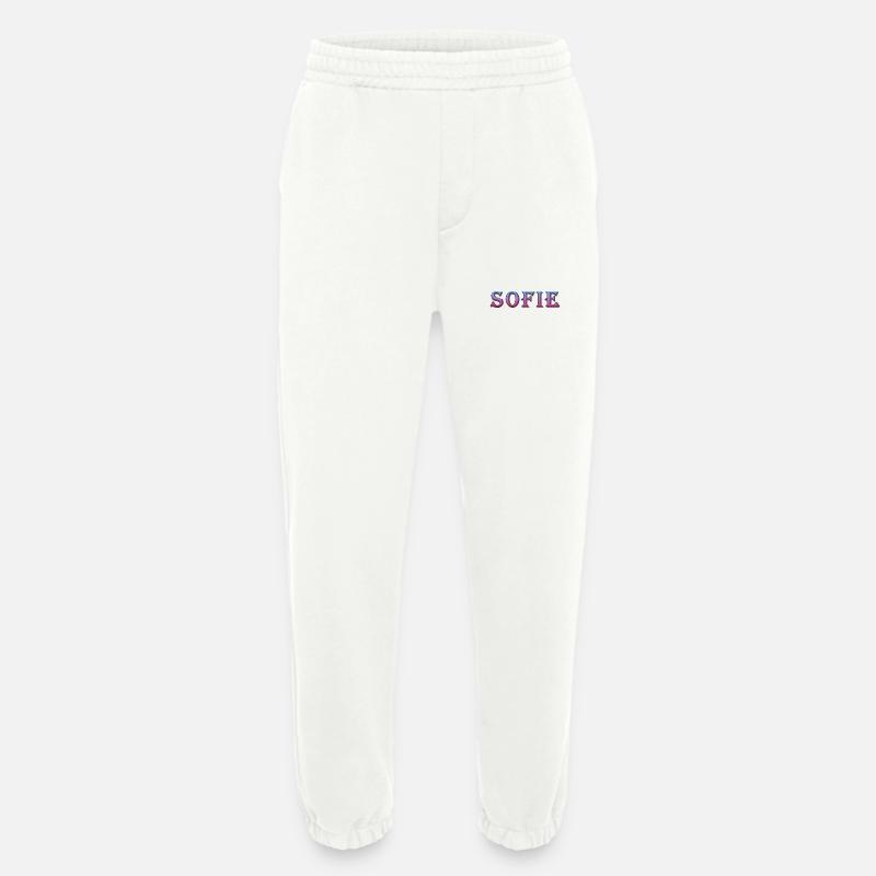 Farbenfroher 3D-Text mit Glitzereffekt - Heavyweight Jogginghose - made by SPREAD  - OFF WHITE