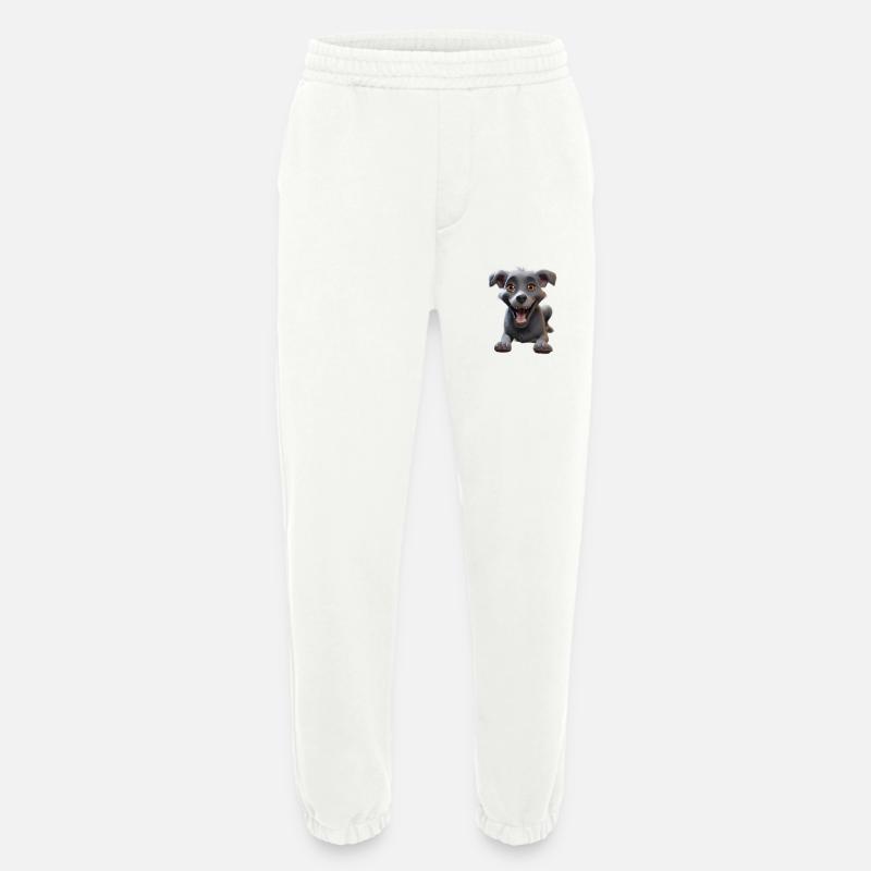 Wartender Hund - Heavyweight Jogginghose - made by SPREAD  - OFF WHITE