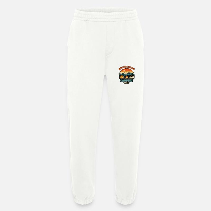 Endlich Urlaub Camping 2026 Wohnmobil  - Heavyweight Jogginghose - made by SPREAD  - OFF WHITE