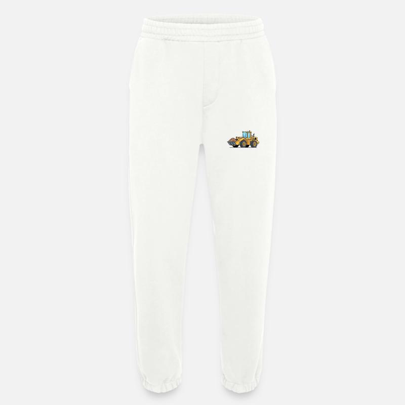 Radlader Baumaschine - Heavyweight Jogginghose - made by SPREAD  - OFF WHITE