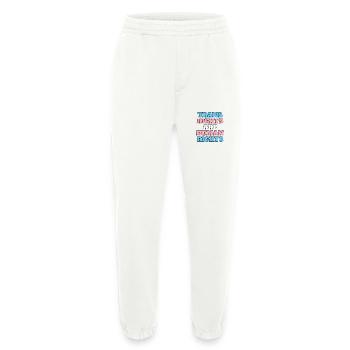 Trans Rights Are Human Rights - Heavyweight Jogging Pants - made by SPREAD  - OFF WHITE - Front