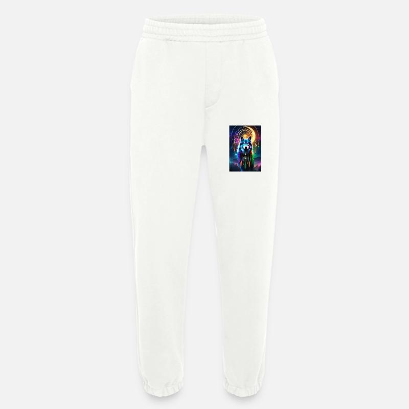 Wolf on your Side - Heavyweight Jogginghose - made by SPREAD  - OFF WHITE