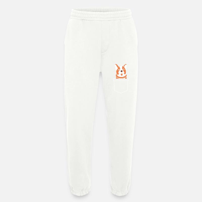 Corgi - Heavyweight Jogginghose - made by SPREAD  - OFF WHITE