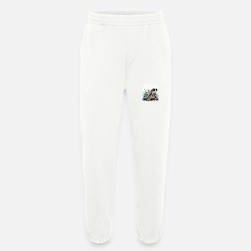Chill Toad Turtle - Heavyweight Jogging Pants - made by SPREAD  - OFF WHITE