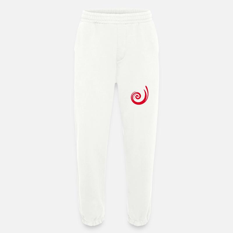 red pattern red gift idea - Heavyweight Jogging Pants - made by SPREAD  - OFF WHITE