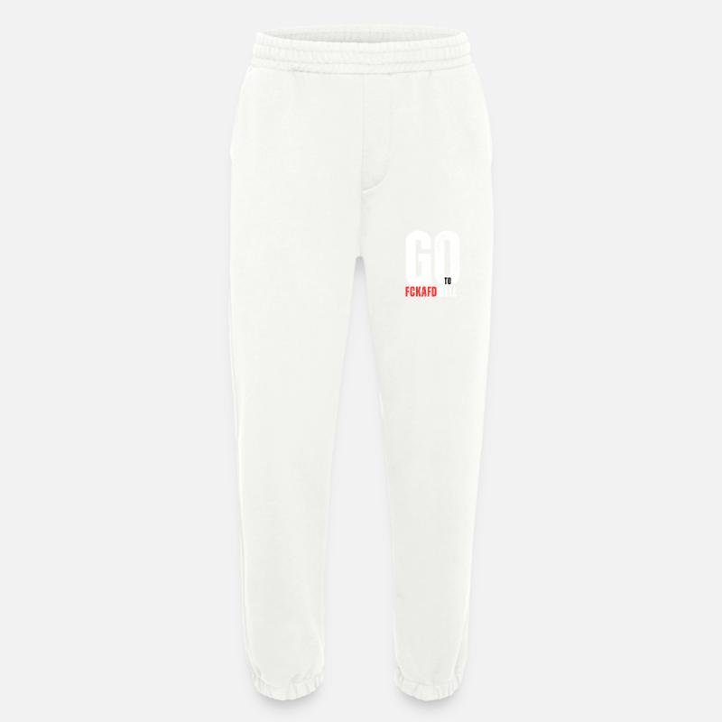 FCKAFD Go To Hell - Heavyweight Jogginghose - made by SPREAD  - OFF WHITE