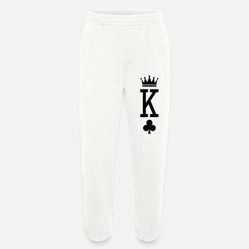 König der Karten - Heavyweight Jogginghose - made by SPREAD  - OFF WHITE
