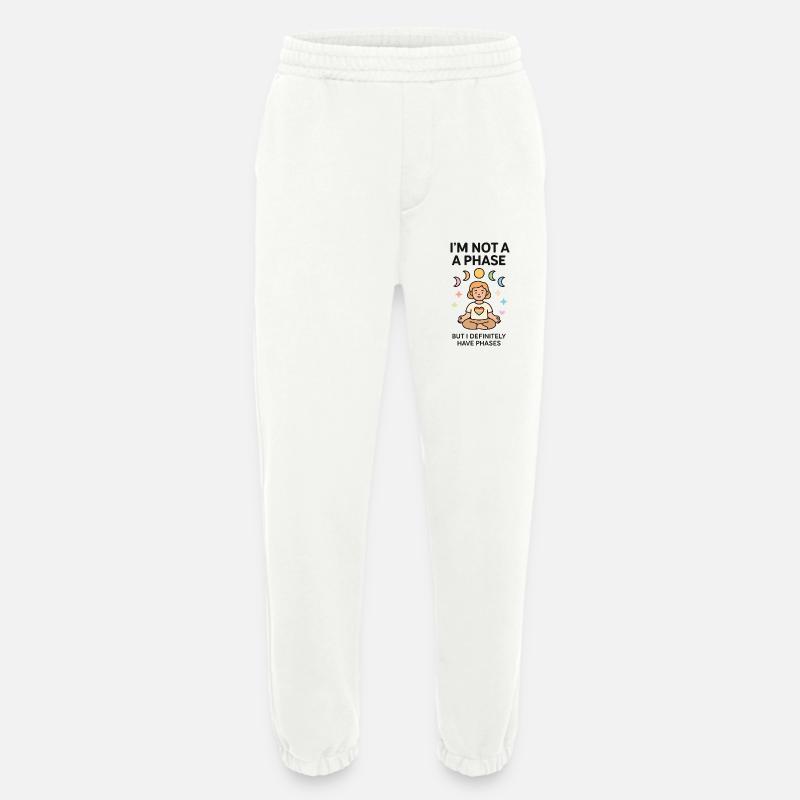 ICH BIN KEINE PHASE - Heavyweight Jogginghose - made by SPREAD  - OFF WHITE