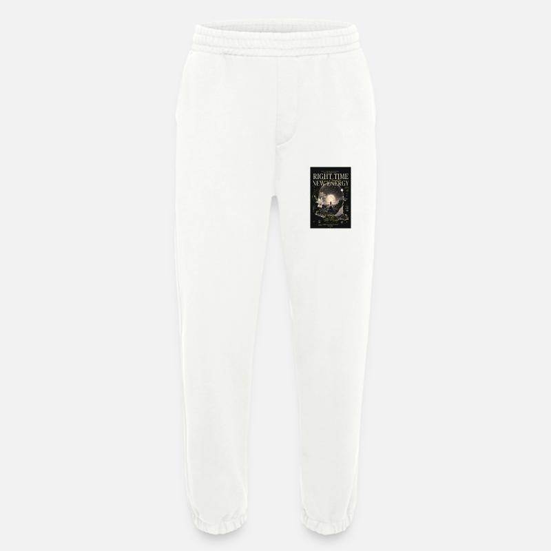 Right Time Neue Energie - Heavyweight Jogginghose - made by SPREAD - OFF WHITE