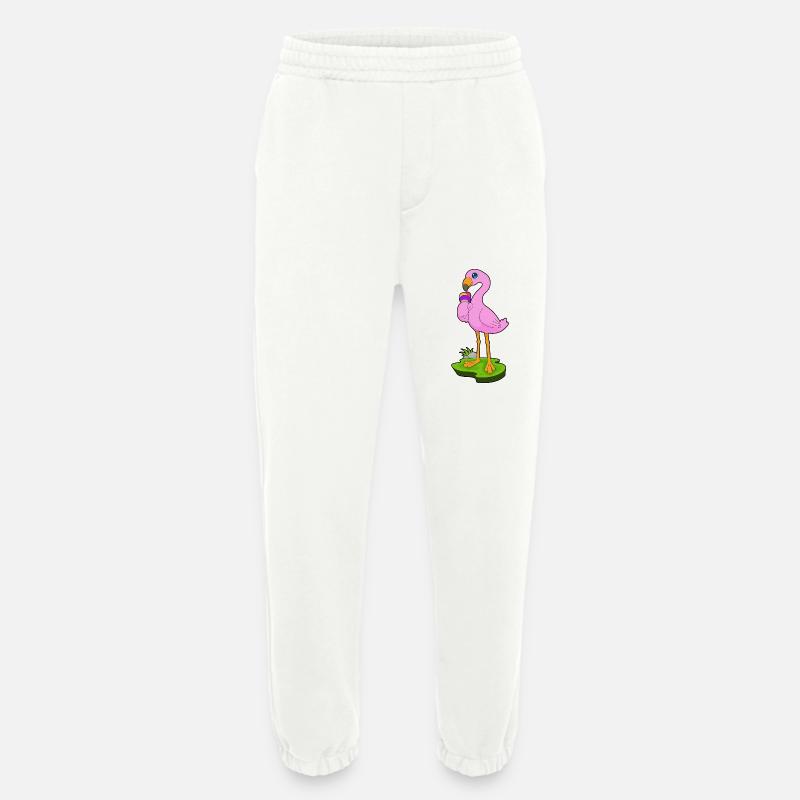 Flamingo Waffeleis - Heavyweight Jogginghose - made by SPREAD  - OFF WHITE