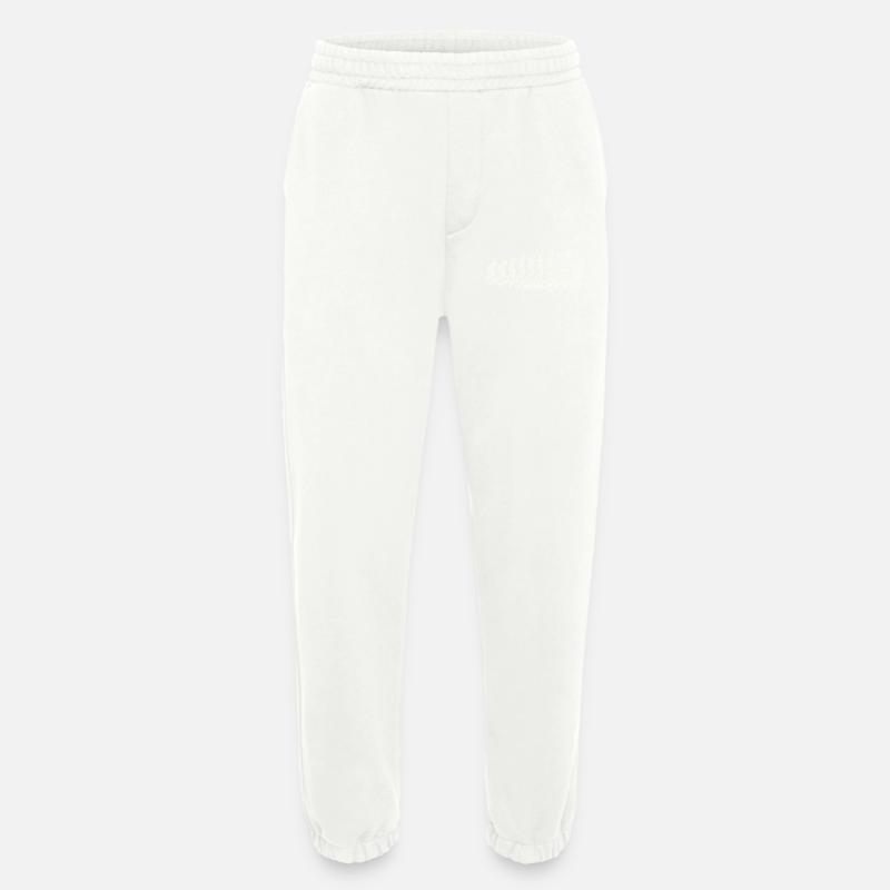 Evolution Bicycle VTT Cyclisme Humour - Pantalon de jogging bio épais fabriqué en UE - OFF WHITE