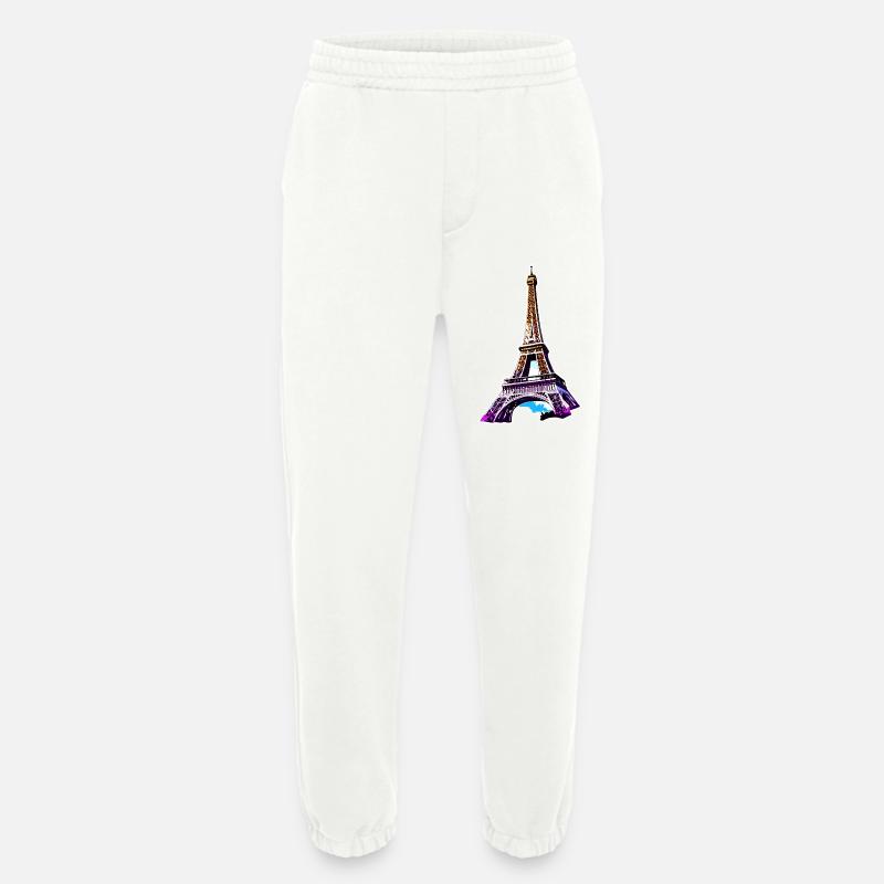 Eiffelturm #15 - Heavyweight Jogginghose - made by SPREAD  - OFF WHITE