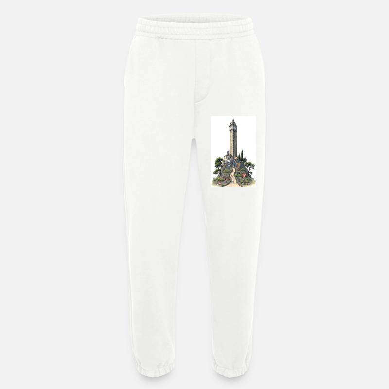 San Francisco Coit Tower - Heavyweight Jogginghose - made by SPREAD  - OFF WHITE