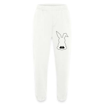Osterhase von hinten 🐰 - Heavyweight Jogginghose - made by SPREAD  - OFF WHITE - Vorne