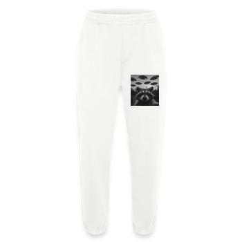 Waschbär Ufo Selfie lustig - Heavyweight Jogginghose - made by SPREAD  - OFF WHITE - Vorne