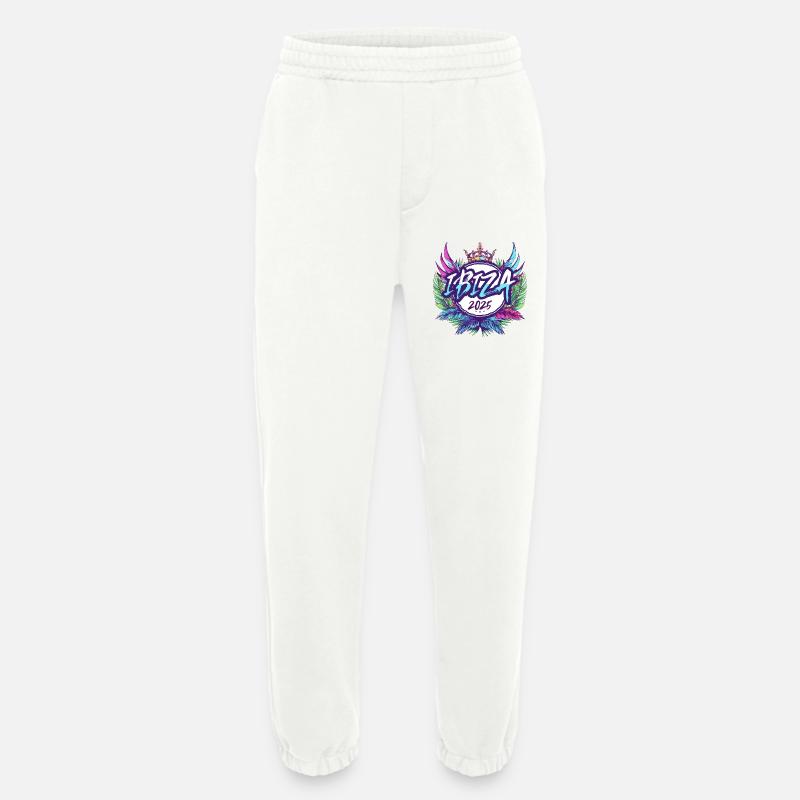 Ibiza 2025 Bunt - Heavyweight Jogginghose - made by SPREAD  - OFF WHITE