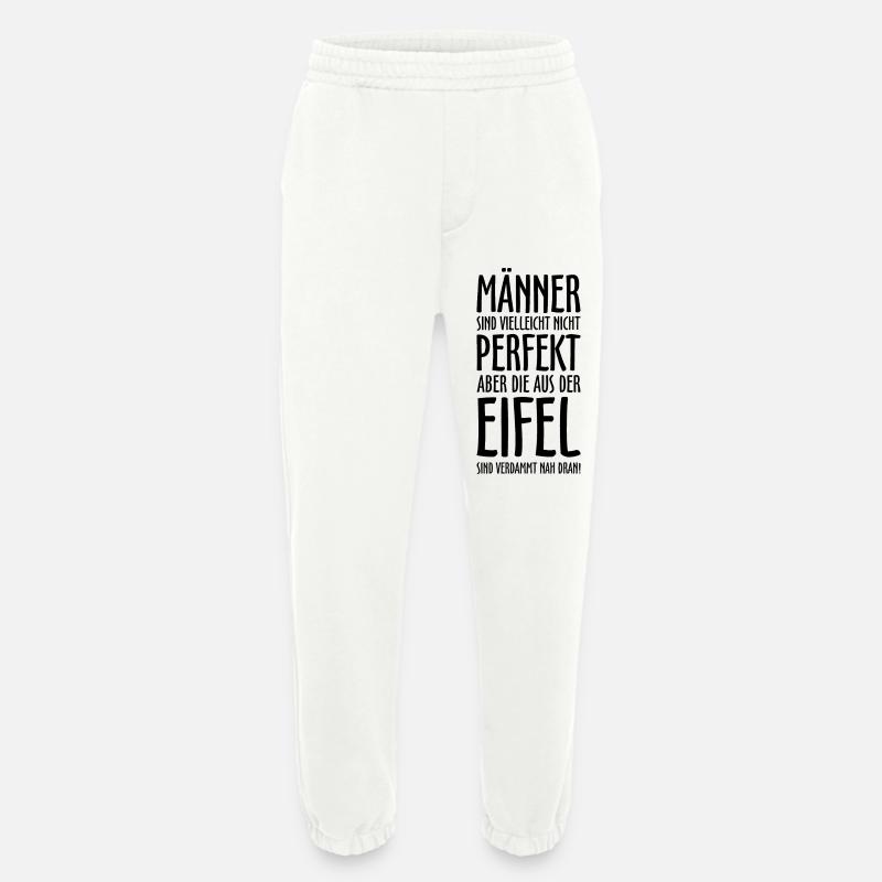 Die Männer aus der Eifel (Schwarz) - Heavyweight Jogginghose - made by SPREAD - OFF WHITE
