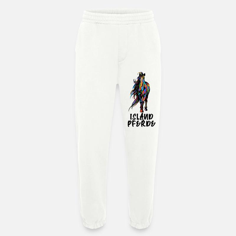 Cool Isländer Pferde Statement Islandpferde - Heavyweight Jogginghose - made by SPREAD  - OFF WHITE