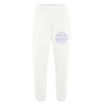 Sensibilisation La santé mentale compte Déclaration - Pantalon de jogging bio épais fabriqué en UE - OFF WHITE - Devant