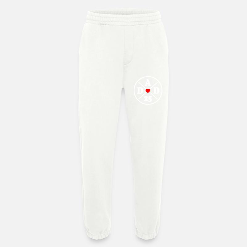 Dad 2025 - Heavyweight Jogging Pants - made by SPREAD  - OFF WHITE