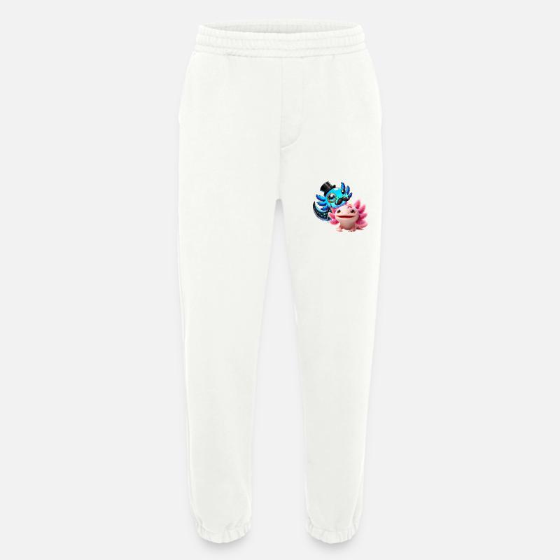 Axolotl Duo - Heavyweight Jogginghose - made by SPREAD  - OFF WHITE
