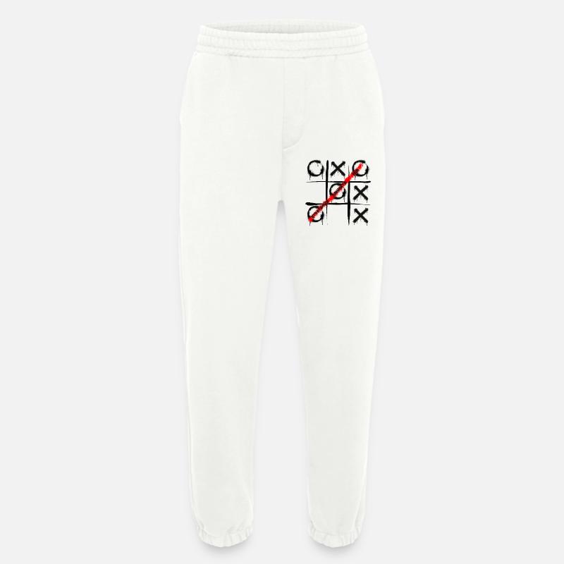 Tic Tac Toe - Graffiti-Stil - Heavyweight Jogginghose - made by SPREAD  - OFF WHITE