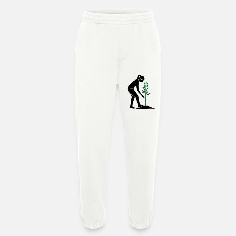 Baum Pflanzen Naturschutz - Heavyweight Jogginghose - made by SPREAD  - OFF WHITE
