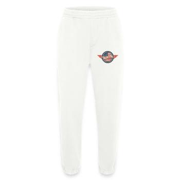 Amerika Land der Freien - Heavyweight Jogginghose - made by SPREAD  - OFF WHITE - Vorne