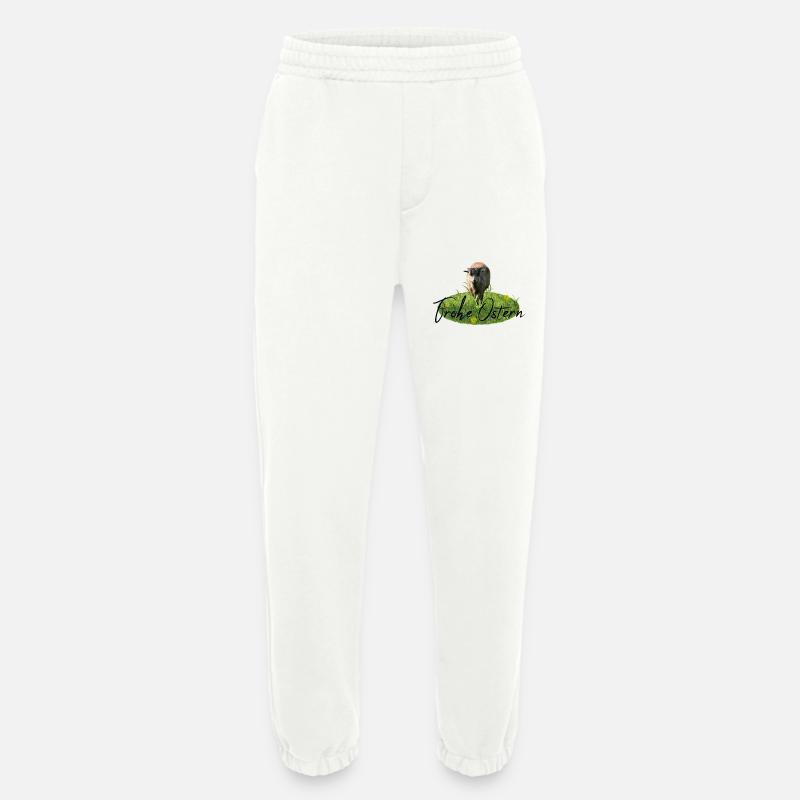 Happy Easter Lamb - Heavyweight Jogging Pants - made by SPREAD  - OFF WHITE