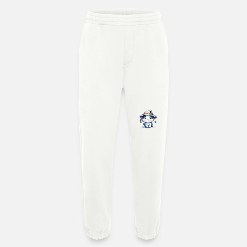 Häschen - Heavyweight Jogginghose - made by SPREAD  - OFF WHITE