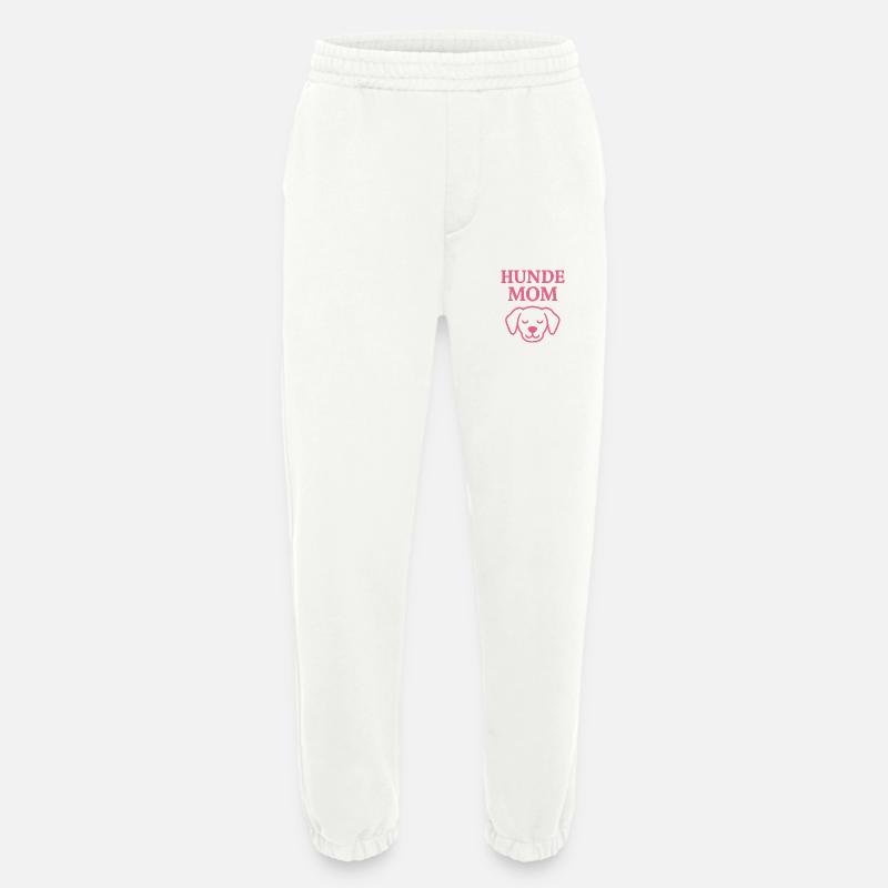 Hunde mom - Heavyweight Jogginghose - made by SPREAD - OFF WHITE