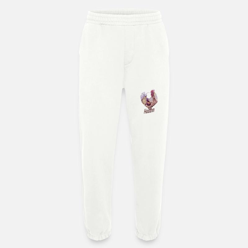 Haaahn dots - Heavyweight Jogginghose - made by SPREAD  - OFF WHITE