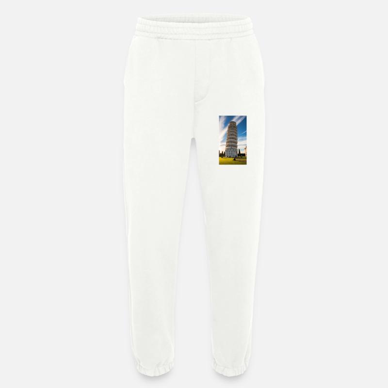 Der Schiefe Turm von Pisa - Heavyweight Jogginghose - made by SPREAD  - OFF WHITE