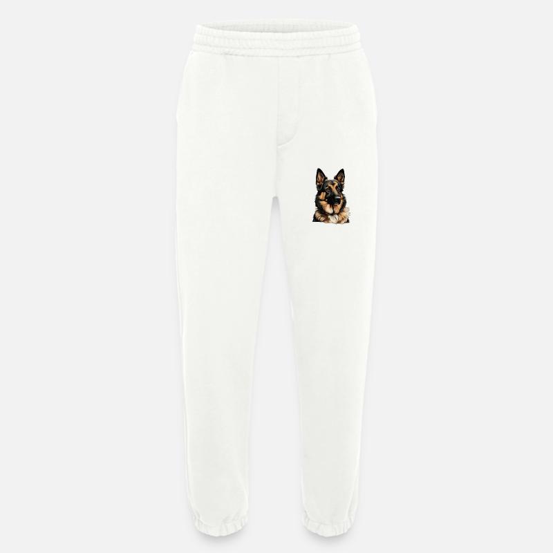 schäferhund - Heavyweight Jogginghose - made by SPREAD  - OFF WHITE
