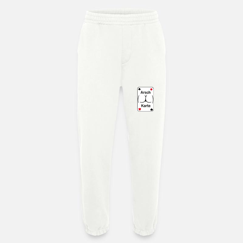 Ass Map - Heavyweight Jogging Pants - made by SPREAD  - OFF WHITE